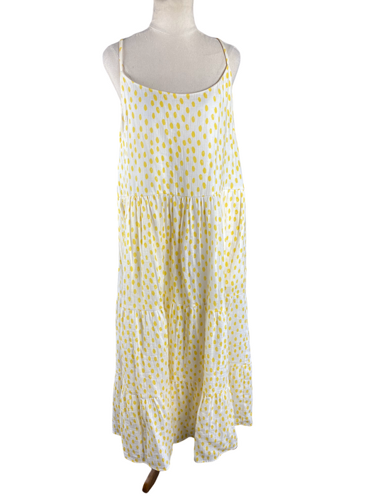 Stella + Gemma yellow dotted dress | size 10