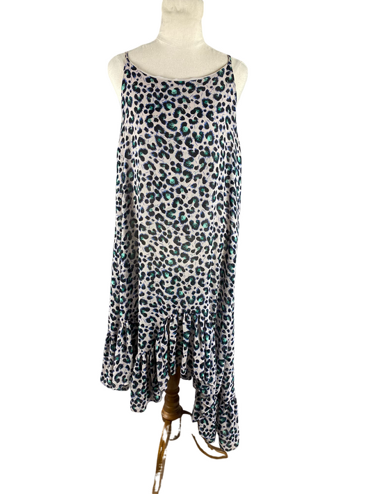Augustine animal print pattern dress | size small