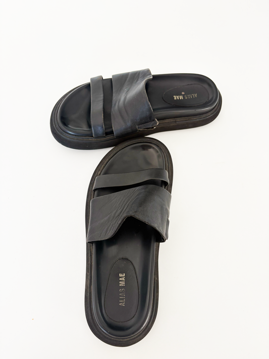 alias mae leather chunky sandals | size 9 or EU 40