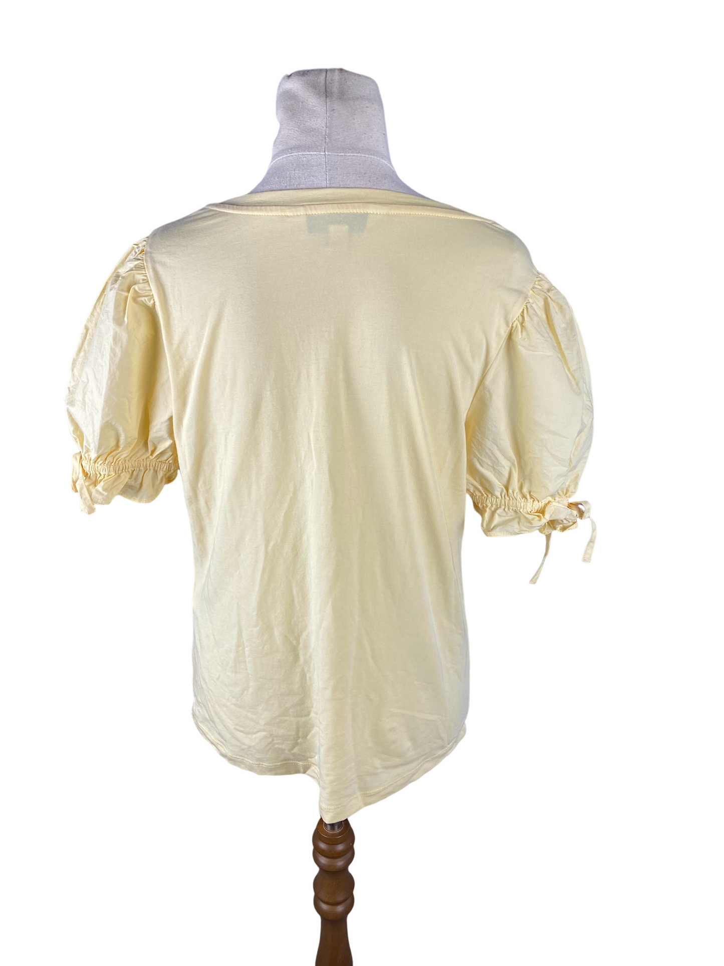Forever New yellow short sleeve top | size 10