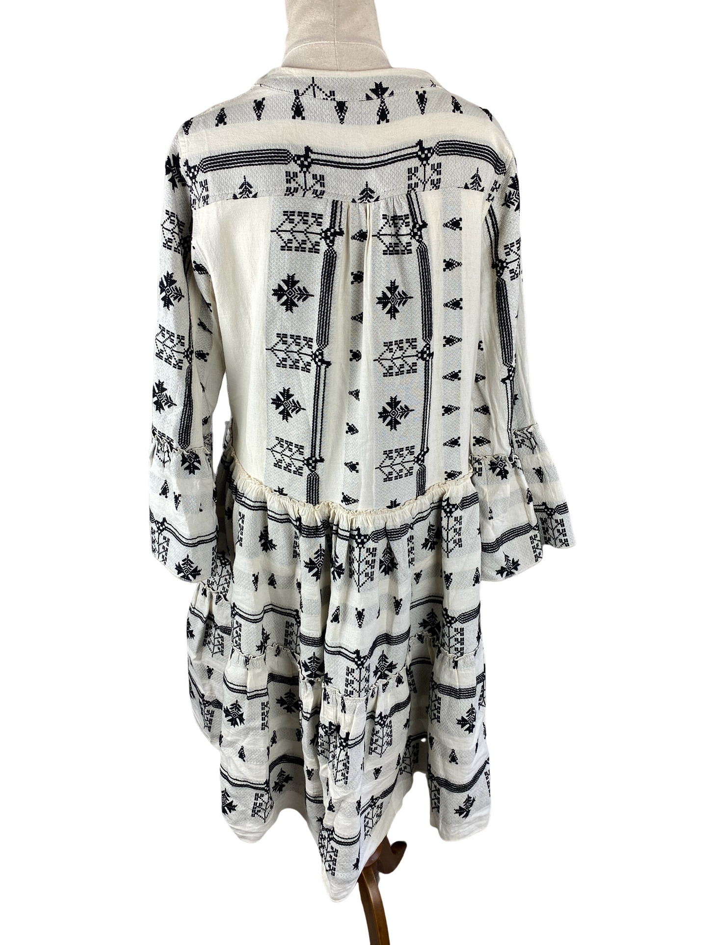 Devotion Twins white pattern dress | size 10-12