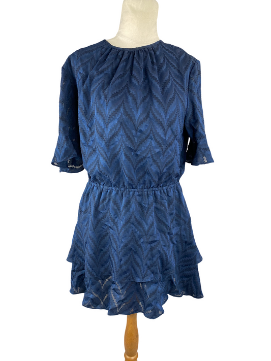 Rodeo Show navy midi dress | size 12