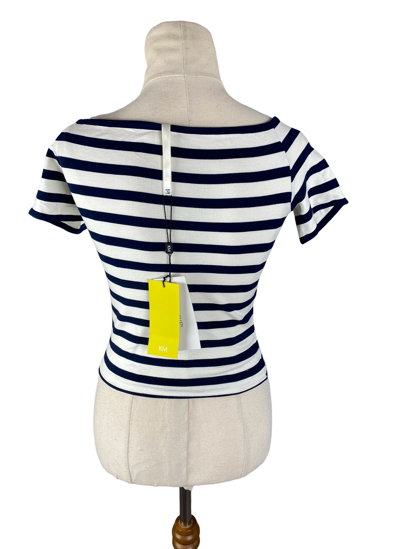 BNWT - Karen Millen crop stripe top | size 8