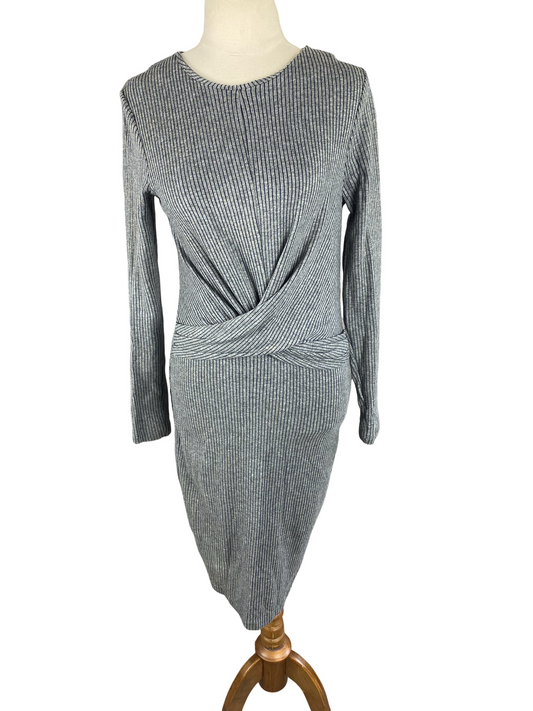 Whistles grey midi dress | size 6