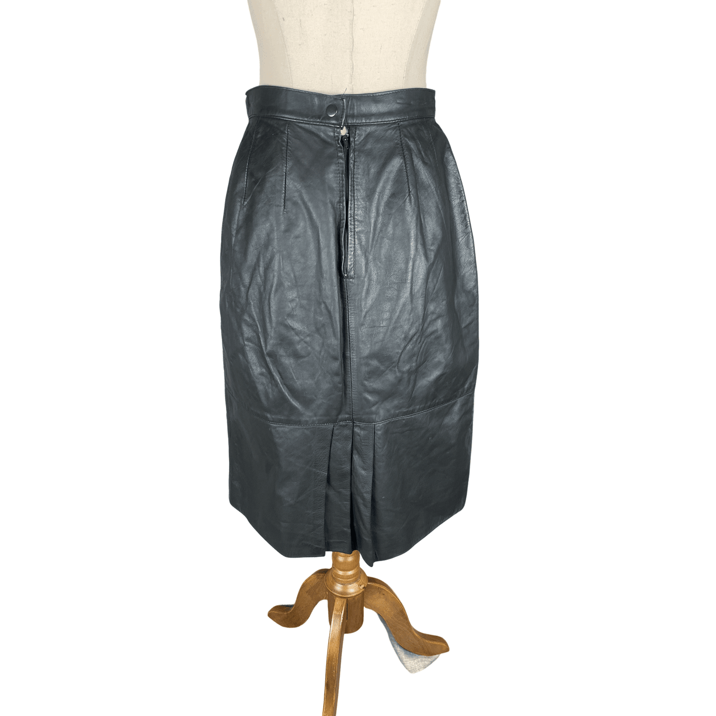 Leather midi skirt | size 6