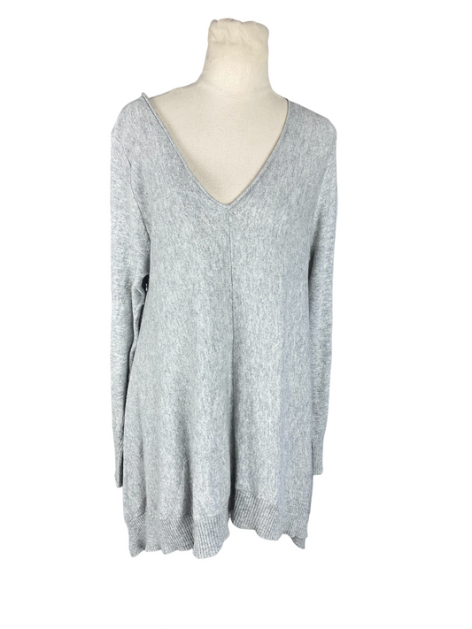 Decjuba cashmere-blend grey jumper | size 12