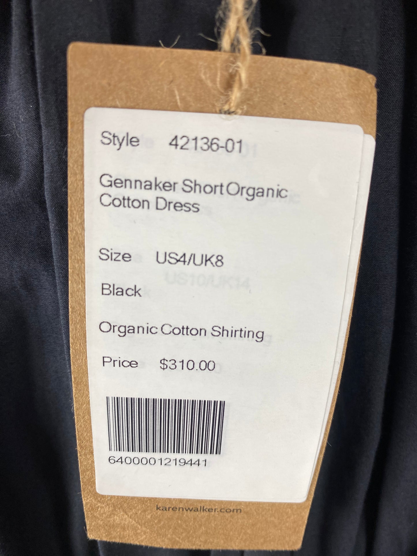 BNWT - Karen Walker Gennaker Short Organic Cotton dress | size 8 - RRP $310