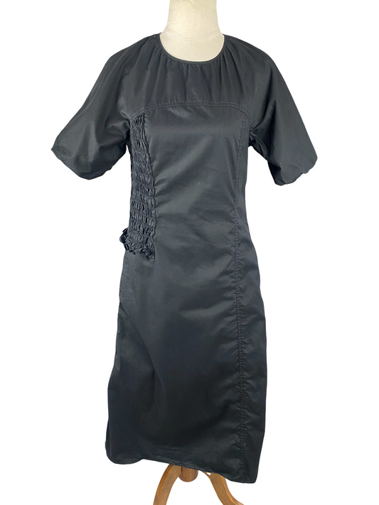 COS puff sleeve midi dress | size 6