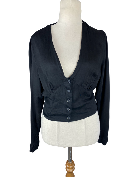 Afends black cardigan | size 8