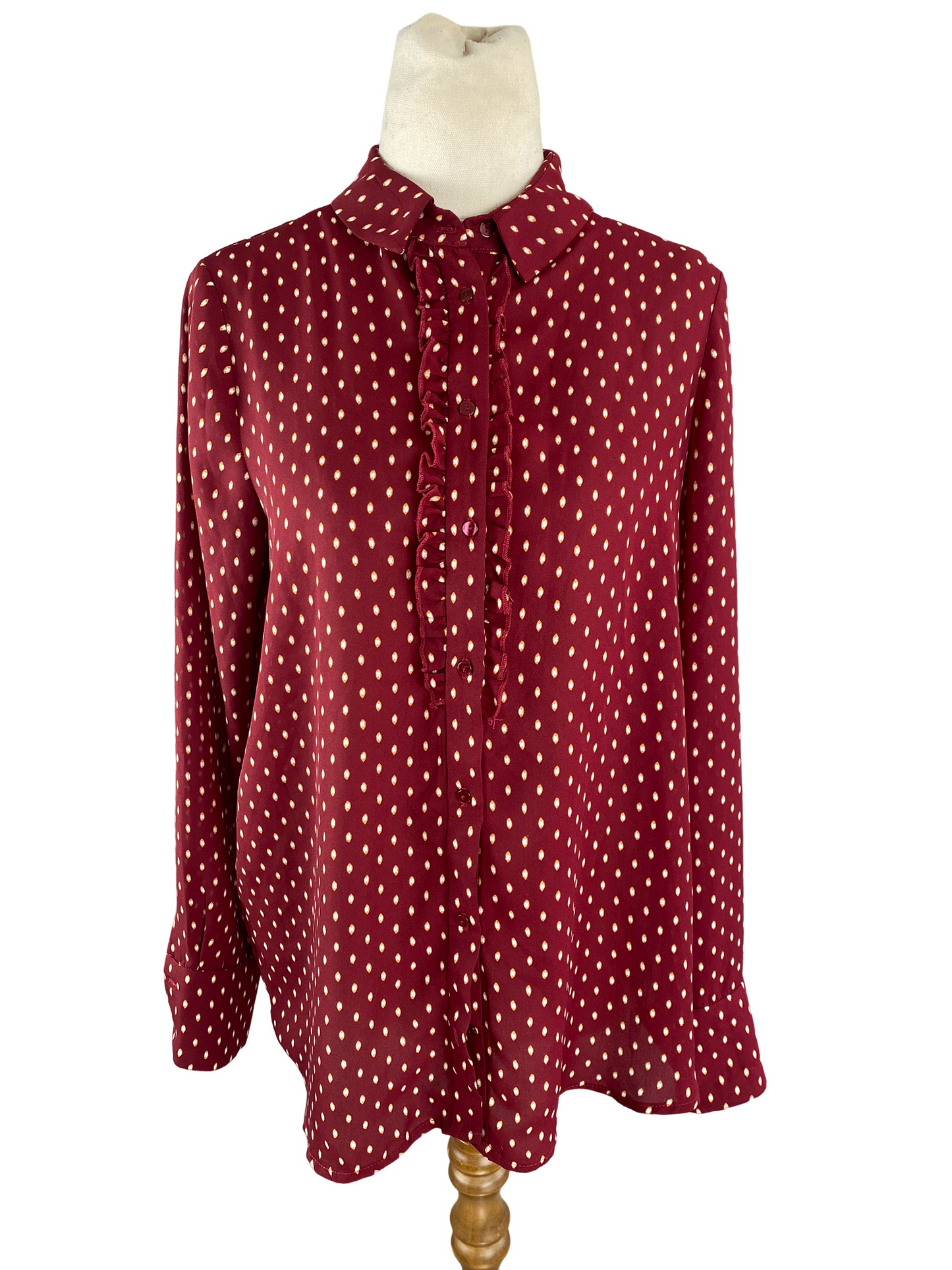MNG red dotted shirt | size 6