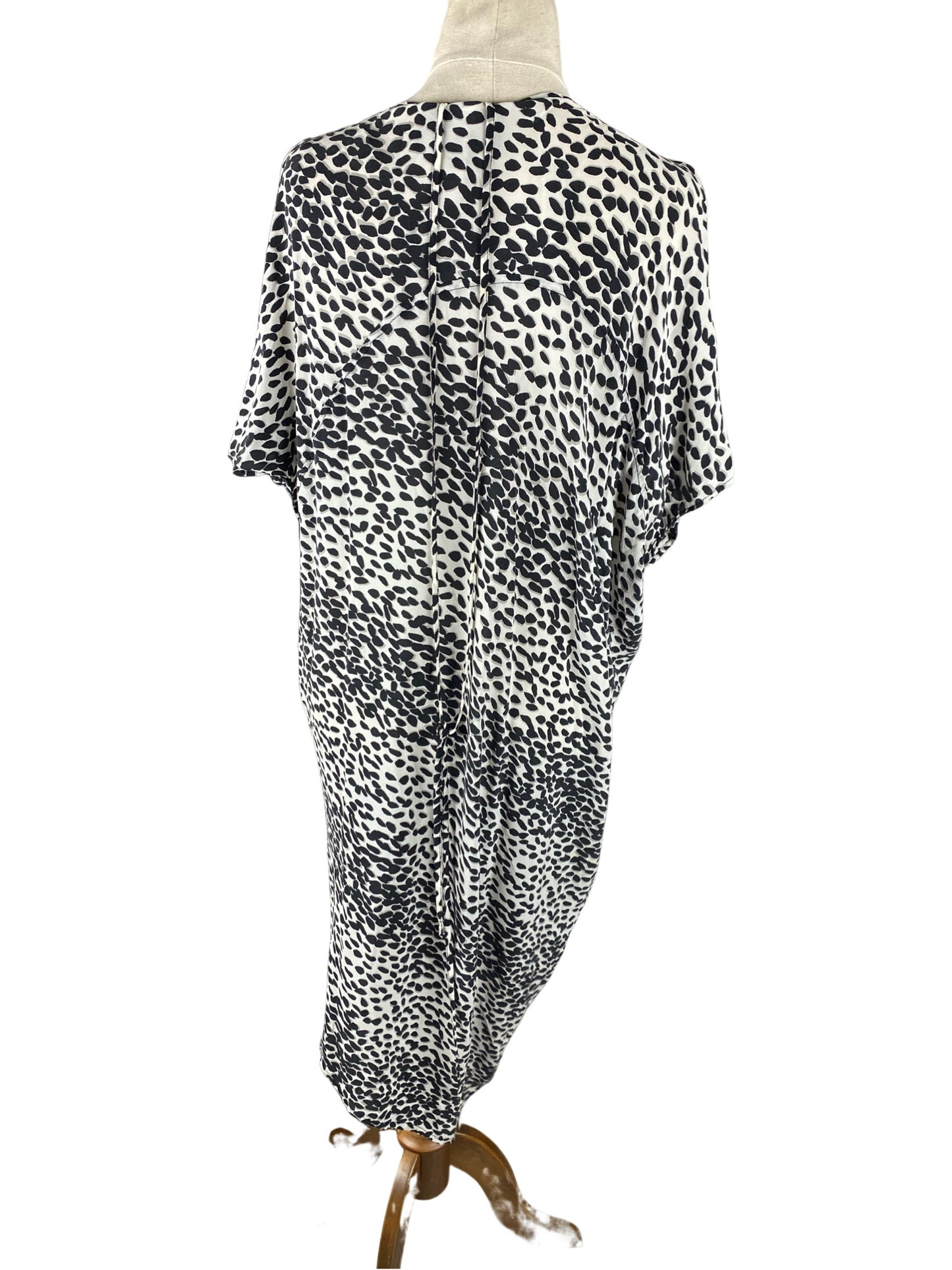 Moochi leopard skin midi dress | size 12