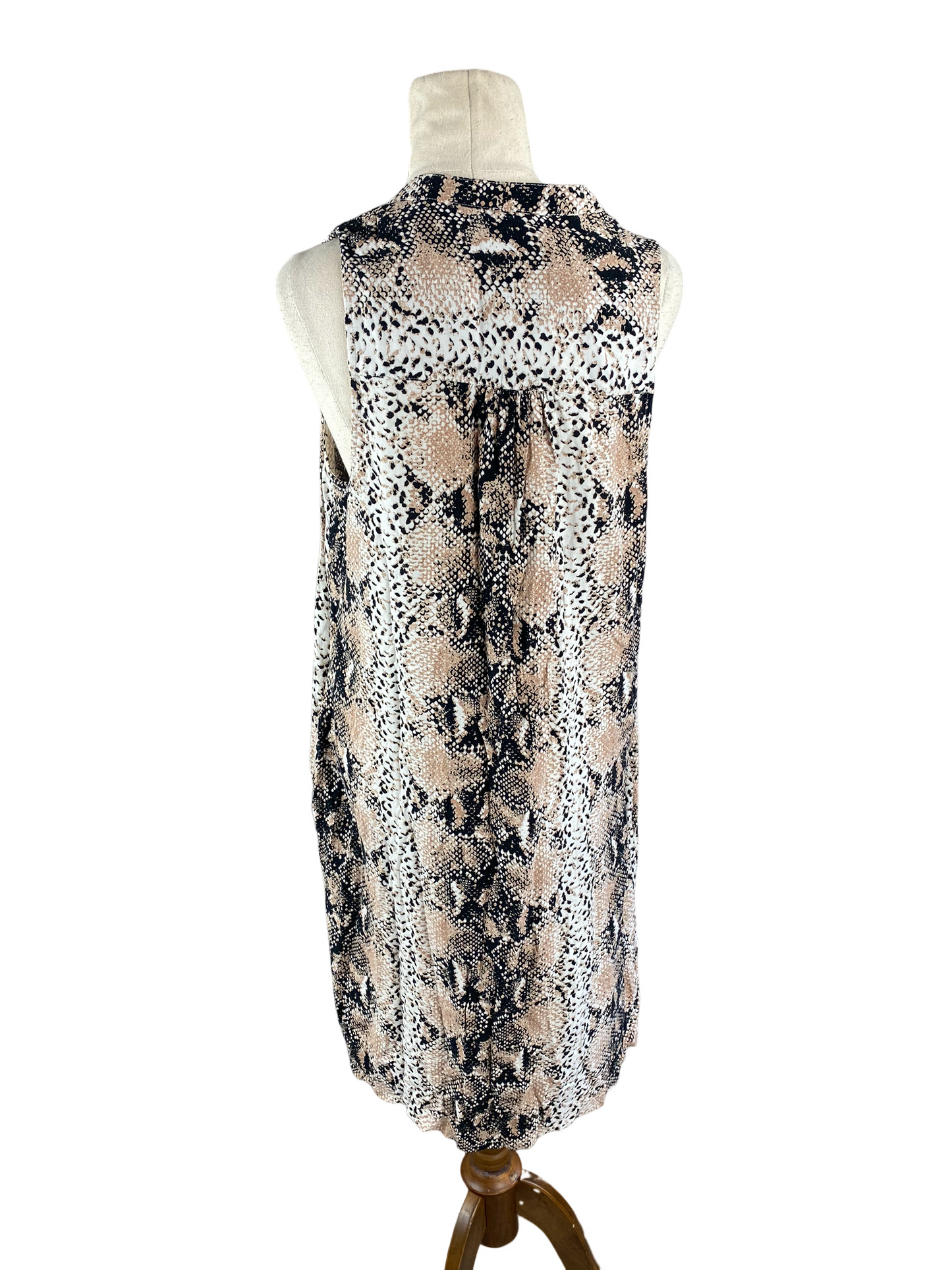 Decjuba animal print midi dress | size 12