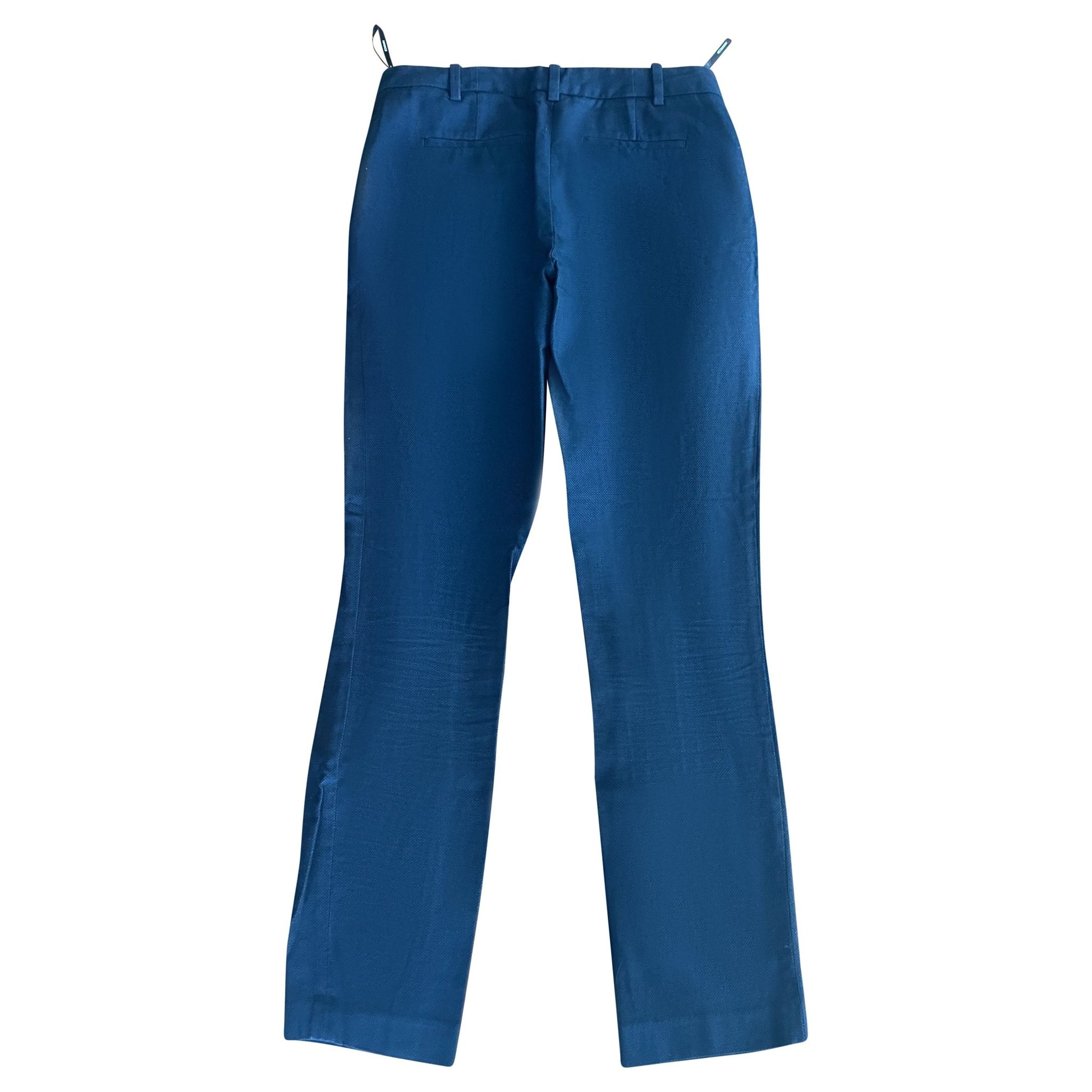 Marcs navy and black stitch trousers | size 6
