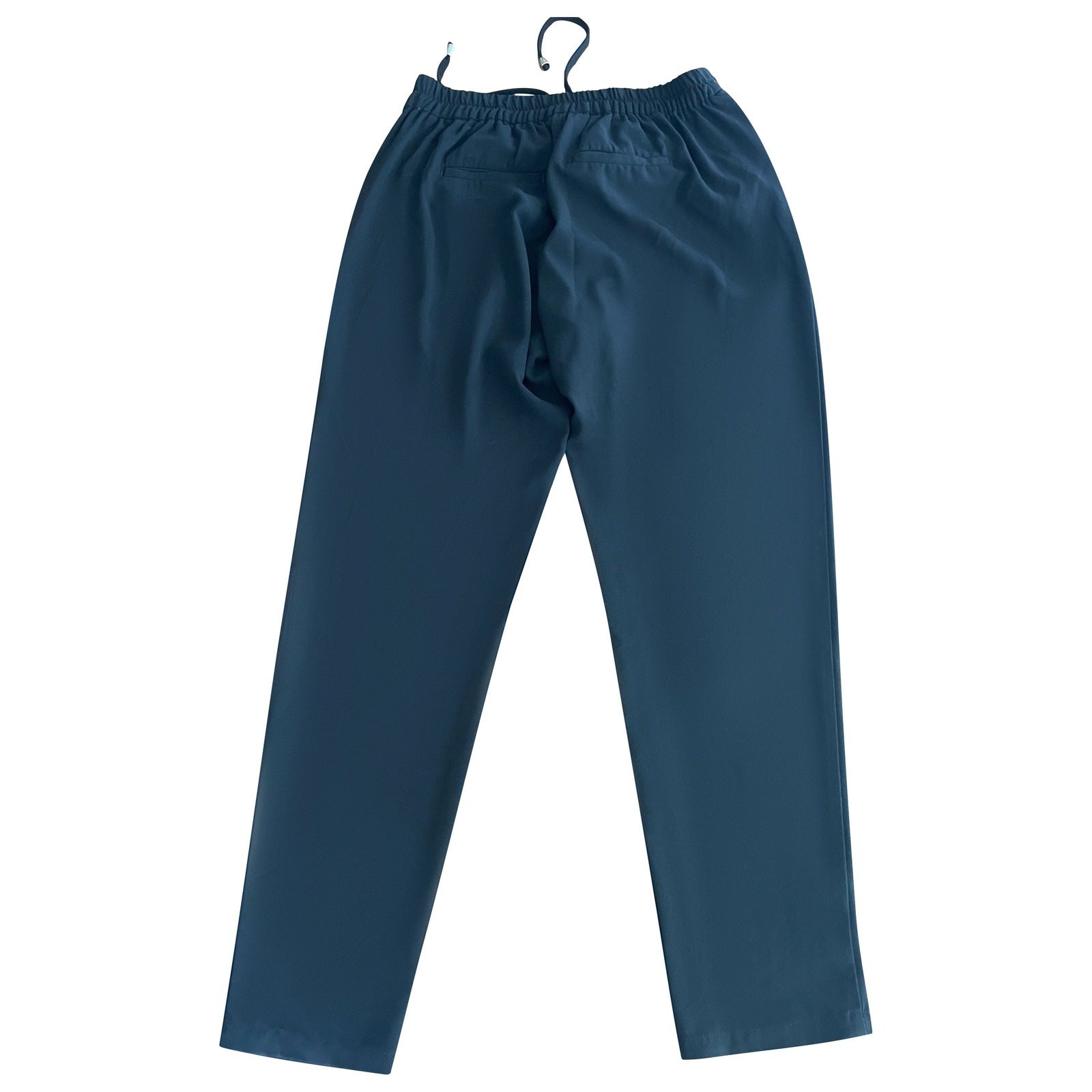 Whistles black drawstring trousers w zips | size 8