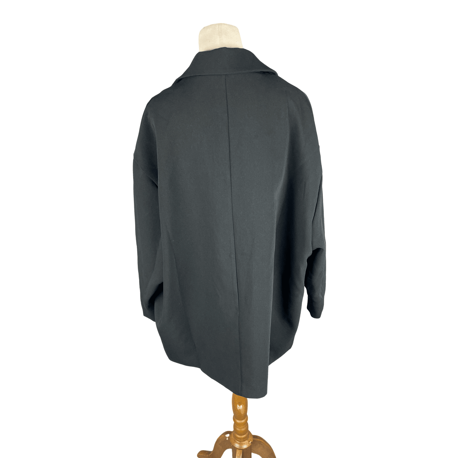 Industrie black wool coat | size 8