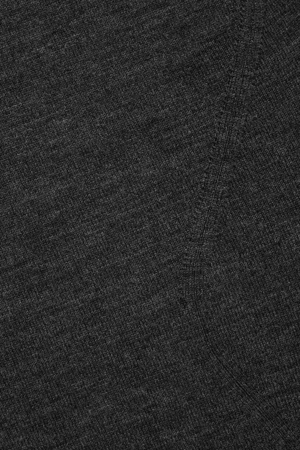COS Puff Sleeve Wool-Mix Dress | size 16