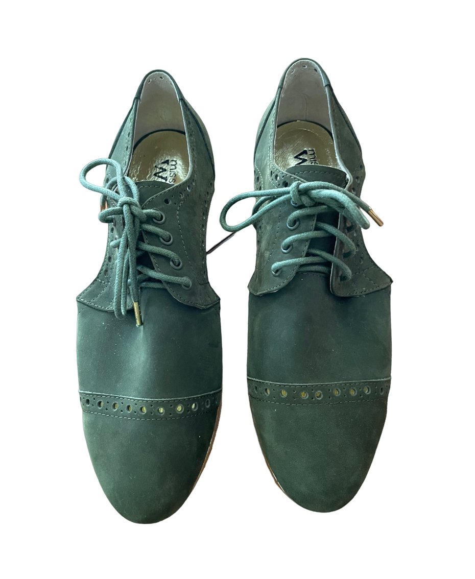 Miss Wilson suede khaki shoes | size 8.5 or EU 39