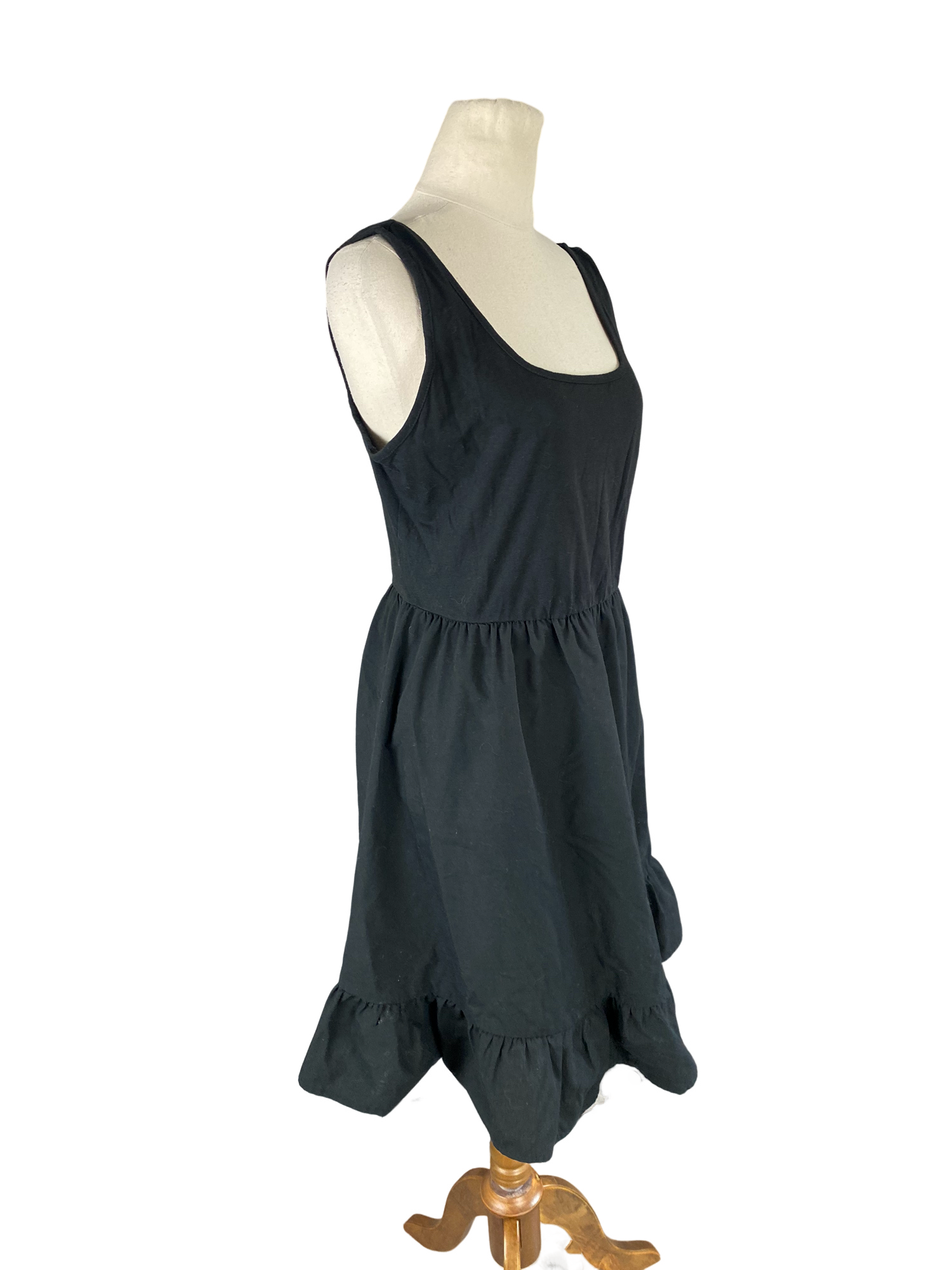 Sleeveless frill sleeve dress | size 14 not branded