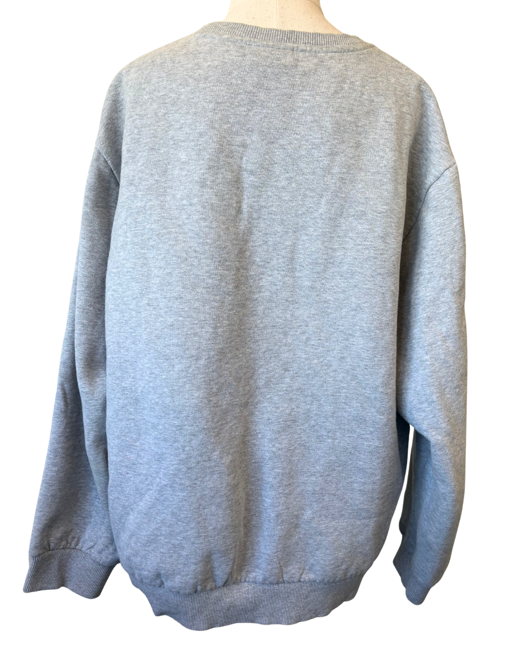 Huffer mens grey crew jumper | size XL