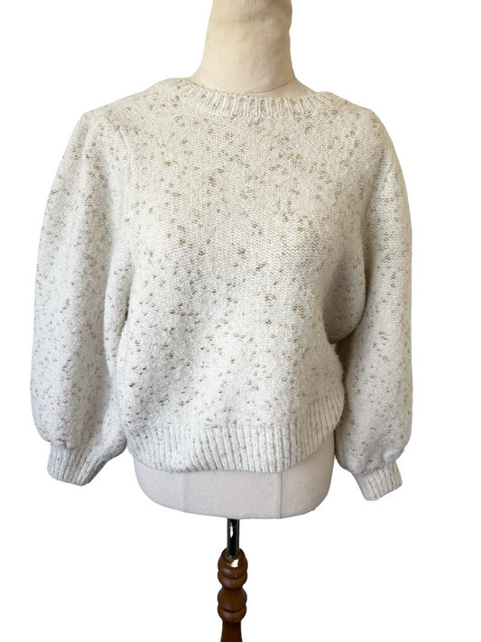 Zara jumper with gold detail | size 8-10